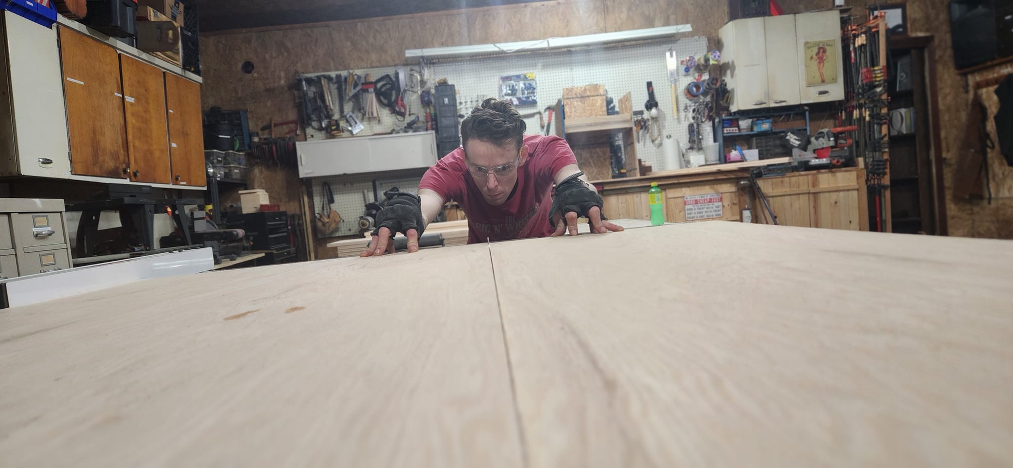 Woodworking in progress